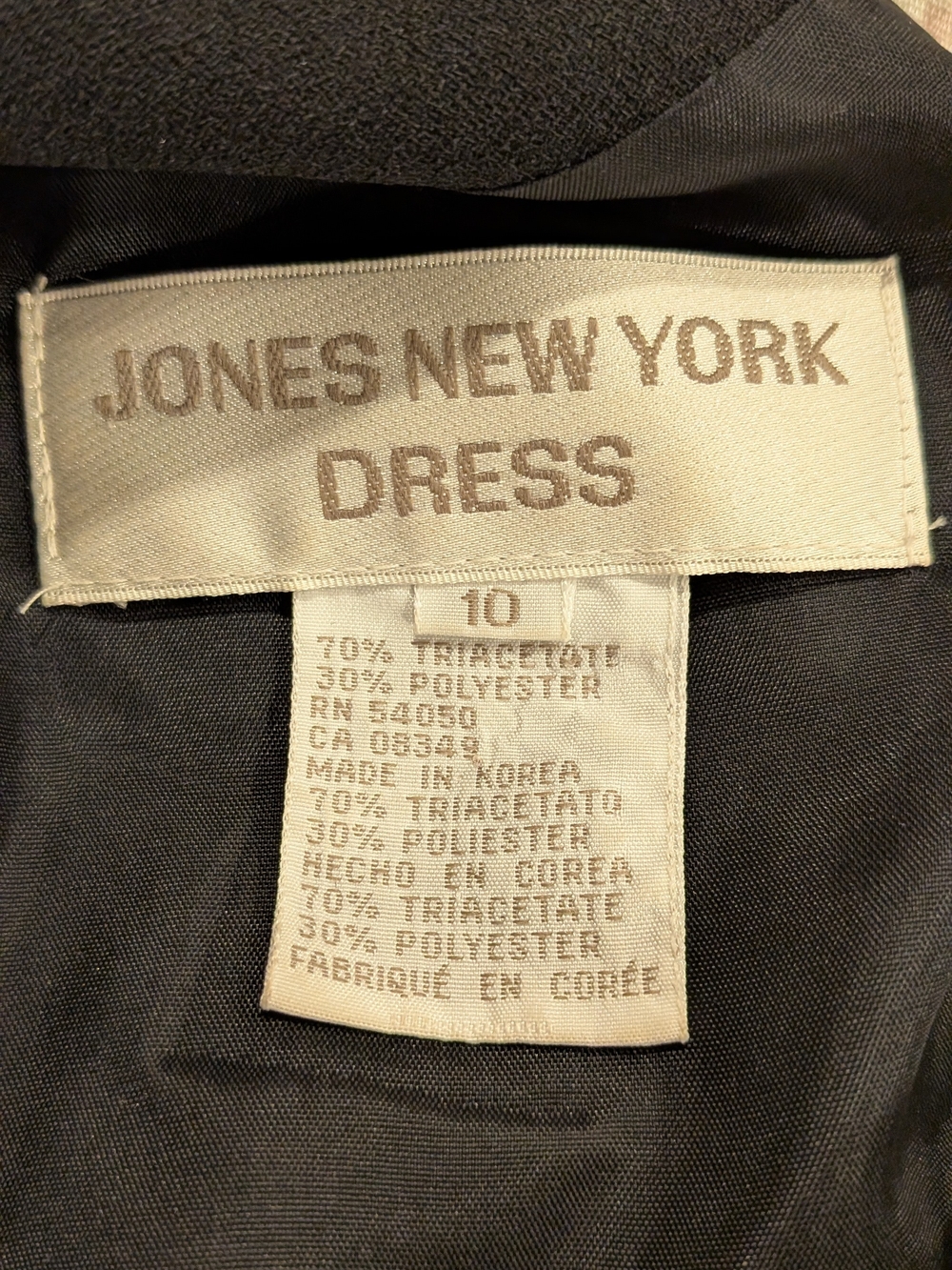 Jones New York Black Sleeveless Tie-Waist Midi Dress | Classic LBD, Boss Babe - Picture 2 of 8